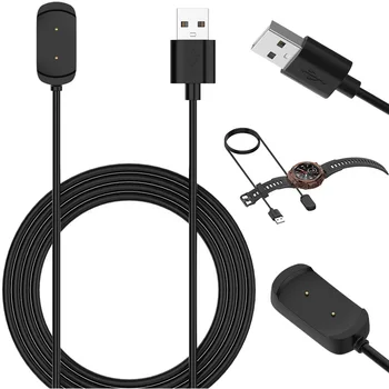 1 М USB Магнитный Кабель Для Зарядки Данных Зарядное Устройство Для Huami Amazfit T-Rex/GTR 42 мм/47 мм/GTS A1901/A1909 Smartwatch Док-Станция Адаптер Питания