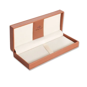 Jinhao 163 Кожаная коробка для перьевых ручек, пенал, коробка для хранения коллекции ручек, Желтая подарочная коробка на день рождения и Рождество для влюбленных друзей