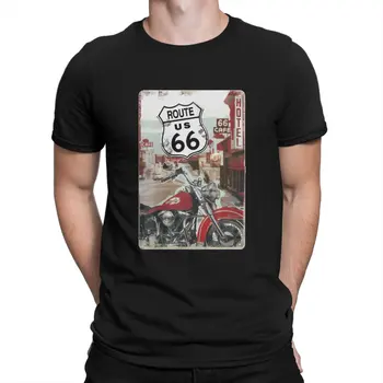 Мужские футболки Famous Highway Crazy хлопковые футболки с коротким рукавом, винтажные футболки 66 Route, круглый вырез, одежда в подарок