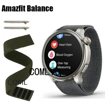 Ремешок для часов Amazfit Balance, ремешок для часов с крючком, нейлоновый ремень